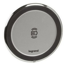 INDUKČNÍ NABÍJEČKA NA STŮL 15W IP44 HLINÍK LEGRAND 077640L