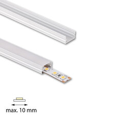 Přisazený hliníkový profil PM 12x7mm bez difuzoru 2m MCLED ML-761.110.74.2
