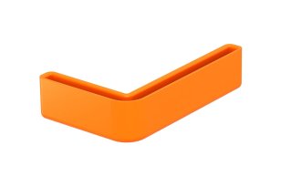 OBO WPK SR OR Ochranný kryt, pro konce profilu WE, oranžová Polyetylén, PE