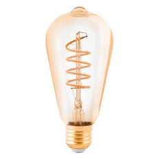 Světelný zdroj E27-LED ST64 4W 2200K jantar EGLO 110083