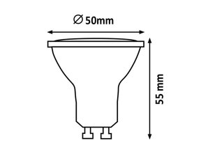 Světelný zdroj SMD LED GU10 7W 550lm 4000K RABALUX 1486