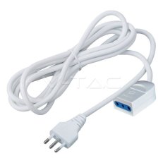 5m extension cable single plug 10A (poly