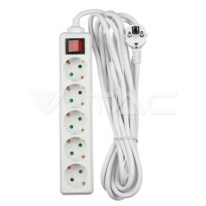 5 Ways Socket With Switch (3G 1.5MM2 X 5