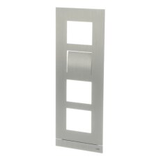 Kryt VIDEO tabla velikost 1/4 (135 mm) ušlechtilá ocel 41384CF-S ABB