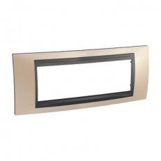 Unica Top Krycí rámeček šestimodulový Onyx Copper/Grafit SCHNEIDER MGU66.106.296