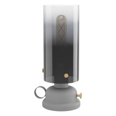 Stolní svítidlo EGLO GARGRAVE 1xE27 šedá/mosaz/černo-šedo-průhledná 1X40W IP20