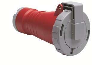 Zásuvka spojovací 4p. 32 A IP67 6 h šedá-červená 332C6W ABB 2CMA166604R1000