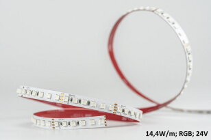 RGB LED pásek ALUMIA pro hliníkové profily 14,4W/m, RGB, 24V MZ-RGB-1440-24V