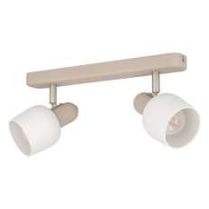 Bodové svítidlo CORATO E14 písek/nikl/opal 2X18W IP20 EGLO 900715