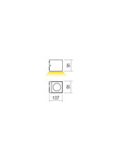 Nástěnné svítidlo TEKO AP LED COB 6W IP65 MW 3000K REDO 90097