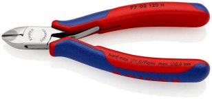 Elektronické boční štípací kleště s karbidovým břitem 120 mm KNIPEX 77 02 120 H