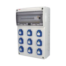 Zásuvková skříň ZSF90000000.1/3952 IP54 jištěná s chráničem 40/4/003 v760
