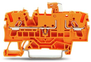 2vodičová rozpojovací a měřicí svorka 0,25-2,5mm2 oranžová WAGO 2002-1672