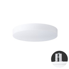 Vestavné LED svítidlo s plastovým stínidlem DELIA V2 24W IP44 4K PIR bílá