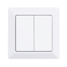 ZigBee nástěnný ovladač dvoutlačítkový, programovatelný MCLED ML-917.604.22.0