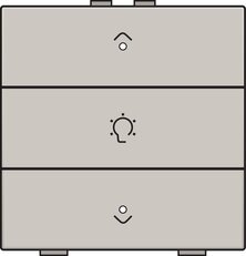 NHC 3násobný ovladač+LED 1x stmívání -LIGHT GREY NIKO 102-52043