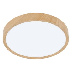 Stropní svítidlo MUSURITA LED d340 dřevo/bílá 14,6W IP44 EGLO 901126