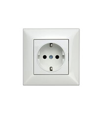 Set zásuvky SCHUKO, bezšroubové svorky, bílá SCHRACK EV106101A-