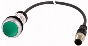 Eaton C22-DL-G-K10-24-P1 Prosvětlené tlačítko, bez aret, 24V AC/DC, zelená, 1Z