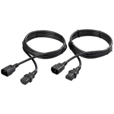 CBLSHORT10IEC Propojovací výstupní kabel IEC C13/IEC C14 (10A) 0,6m 4 ks EATON