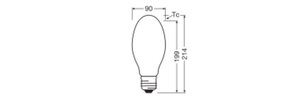 Světelný zdroj HQL LED FILAMENT P 6000LM 32.4W 840 E40 LEDVANCE 4099854470080