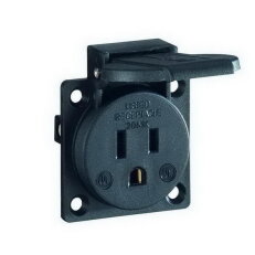 Zásuvka dle UL 498 - USA,Kanada modrá ABL UL12505