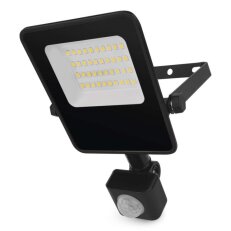 LED reflektor VISIO s pohybovým čidlem, 20 W, černý, neutrální bílá EMOS ZS2923