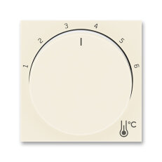 Kryt termostatu s otočným ovládáním, slonová kost/bílá ABB 3292H-A00300 17