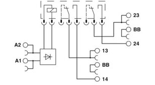 Patice pro relé PLC-BSC- 24DC/ 1- 1/ACT PHOENIX CONTACT 2967057