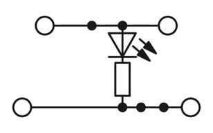 Řadová svornice elektronického prvku UTTB 2,5-LA 60 RD PHOENIX CONTACT 3046702
