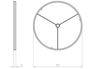 Přední prstevec KompaX 1, průměr 300 mm, do betonu KAISER 1293-87