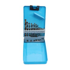 Sada vrtáků do kovu HSS-R 1,5-6,5 mm 13 dílů, kovový obal XTLINE XT32013