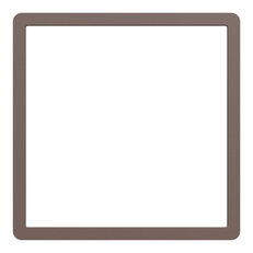 Dekorativní rámeček NOVÁ UNICA STUDIO OUTLINE Chocolate SCHNEIDER NU230016