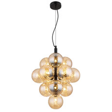 Závěsné svítidlo CONOR černá matná 13xG9, max. 4W LED 230V GLOBO 56146H
