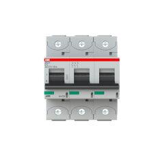 S803N-D10 jistič 3P char. D 10A s klecovou svorkou Icu 36kA ABB 2CCS893001R0101