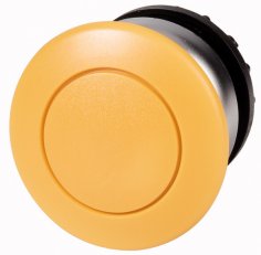 Eaton M22-DRP-Y Tlačítko hřibové,aretace,kroužek titan, štítek žlutá, hřib žlutá