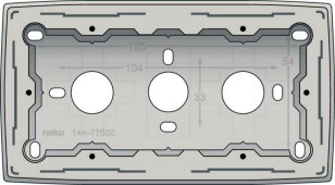Krabice pro povrchovou montáž 2-násobná-LIGHT GREY NIKO 102-77500