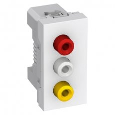 ALB44372 Zásuvka s 3xRCA konektory, pola