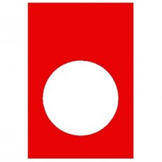 Štítek 30 x 40 mm, rudý SCHNEIDER ZB2BY2004