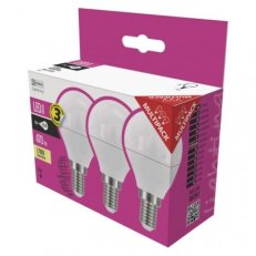 LED žárovka Classic Mini Globe E14 5W (40W) 470 lm teplá bílá EMOS ZQ1220.3