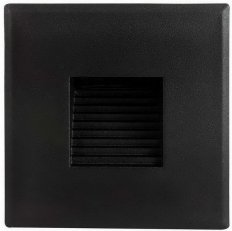 Nástěnné vestavné LED svítidlo DECENTLY S2 Black 3W NW 90/160lm GREENLUX GXLL071