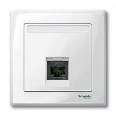 Merten Centrální deska datové zásuvky 1xRJ45 Polar SCHNEIDER MTN469819
