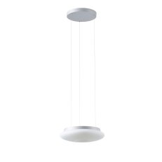 Závěsné svítidlo SATURN LE1 16W IP20 3K ON/OFF SKLO OPAL stříbro OSMONT SAT67427