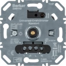 Univerzální otočný stmívač komfort 420 W (R, L, C, LED) BERKER 296110