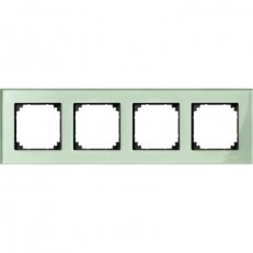 Merten Rámeček čtyřnásobný M-Elegance, Emerald Green SCHNEIDER MTN404404