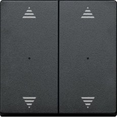 Kryty pro 2-násobný tlač. modul 2xšipky Antracit System M SCHNEIDER MTN625814