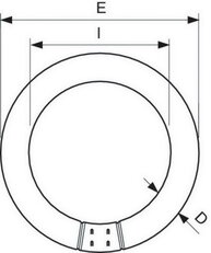 Kruhová zářivka PHILIPS MASTER TL-E Circular Super 80 22W/840 1CT