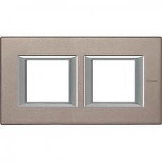 Legrand HA4802M2HNX BTAX Rámeček2+2 HOR. TITAN BROUŠ.