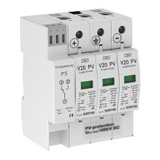 OBO V20-C 3PHFS-1000 Svodič přepětí pro FV typ 2 40kA(8/20),DS 1000V DC