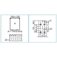 T1 100x125 G 01138 T1 100x125 G CAN.CABL. IBOCO B01138